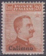 Italia Colonie Egeo Calino 1917 SaN°9 MNH/** Vedere Scansione - Ägäis (Calino)