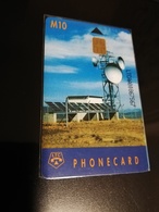 LESOTHO CHIPCARD  M10 EARTH STATION     USED CARD **1049** - Lesotho