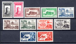 1949 - FEZZAN - Unif.  Nr. 35/45 - NH -  (W19022012.14.) - Fezzan & Ghadames