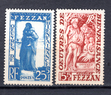 1950 - FEZZAN - Unif.  Nr. 54/55 - NH -  (W19022012.14.) - Fezzan & Ghadames