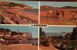 CPSM, Multivues, Multi Views, LLANDUDNO, Used 1970; Stamped, éd J.Salmon,WALES / Pays De Galles - Caernarvonshire