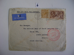 ENGLAND - LETTER SENT FROM LONDON TO PORTO ALEGRE (BRAZIL) IN 1936 IN THE STATE - Briefe U. Dokumente
