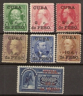 Interv.AmericanaCuba  Edifil 23/29 *Mh Serie Completa Sobrecargados 1899  NL1522 - Nuevos