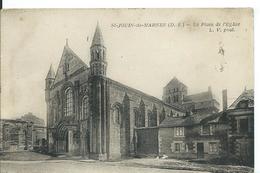 SAINT-JOUIN-DE-MARNES    ( DEUX - SÈVRES )  _ LA PLACE DE L 'EGLISE - Saint Jouin De Marnes