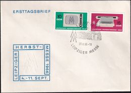 DDR 1966 Mi-Nr. 1204/05 FDC - 1950-1970