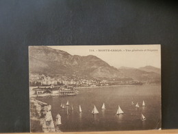 87/407 CP MONTE CARLO 1922 POUR LA FRANCE AMB.VINTIMILLE A  NICE - Lettres & Documents