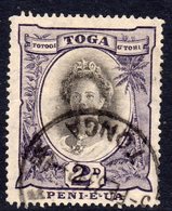 Tonga 1920 2d Queen Salote Definitive, Used, SG 57e (BP) - Tonga (...-1970)