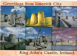 Greetings From Limerick City - King John's Castle, Ireland - Views - Vues - Ansichten - Vedute - Limerick