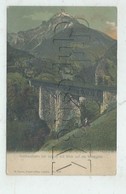 Gurtnellen (Suisse, Uri) : Gotthardbahn Bei Intschi Brücke Im 1905 (lebendig) PF. - Gurtnellen