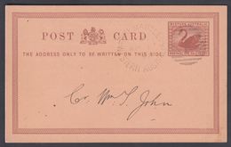 1893. WESTERN AUSTRALIA. ONE HALF-PENNY POST CARD (FREMANTLE MUNICIPALITY.) FREMANTLE... () - JF321620 - Briefe U. Dokumente