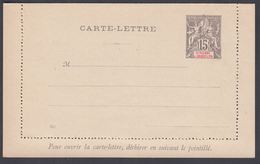 1892. SAINT-PIERRE-MIQUELON. CARTE -LETTRE 15 C. Gray.  () - JF321833 - Briefe U. Dokumente