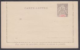 1892. SAINT-PIERRE-MIQUELON. CARTE -LETTRE 15 C. Gray.  () - JF321834 - Covers & Documents