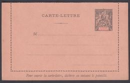 1894. SAINT-PIERRE-MIQUELON. CARTE -LETTRE 25 C. Black  () - JF321840 - Cartas & Documentos