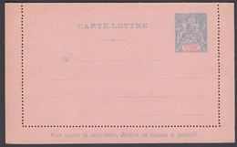 1901. SAINT-PIERRE-MIQUELON. CARTE -LETTRE 25 C. Blue  () - JF321844 - Covers & Documents