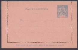 1901. SAINT-PIERRE-MIQUELON. CARTE -LETTRE 25 C. Blue  () - JF321845 - Briefe U. Dokumente