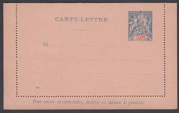 1901. SAINT-PIERRE-MIQUELON. CARTE -LETTRE 25 C. Blue  () - JF321846 - Briefe U. Dokumente