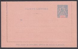 1901. SAINT-PIERRE-MIQUELON. CARTE -LETTRE 25 C. Blue  () - JF321848 - Cartas & Documentos