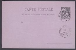 1892. SAINT-PIERRE-MIQUELON. CARTE Postale SPM / 10 C. COLONIES POSTES REP. FRANCAISE... () - JF321852 - Briefe U. Dokumente