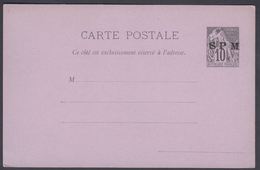 1892. SAINT-PIERRE-MIQUELON. CARTE Postale SPM / 10 C. COLONIES POSTES REP. FRANCAISE... () - JF321859 - Covers & Documents