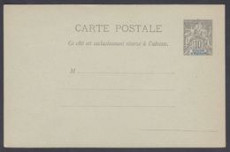 1900. SAINT-PIERRE-MIQUELON. CARTE POSTALE 10 C. Black  () - JF321870 - Covers & Documents