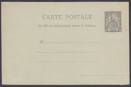 1900. SAINT-PIERRE-MIQUELON. CARTE POSTALE 10 C. Black  () - JF321871 - Cartas & Documentos