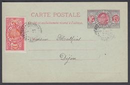 1923. SAINT-PIERRE-MIQUELON. CARTE POSTALE 15 C. + 10 C Fisherman Cancelled ST. PIERR... () - JF321873 - Briefe U. Dokumente