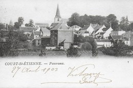 COURT- SAINT - ETIENNE.  PANORAMA. - Court-Saint-Etienne