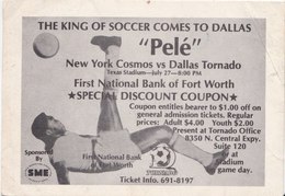 The King Of Soccer "PELE" Comes To Dallas - Autres & Non Classés