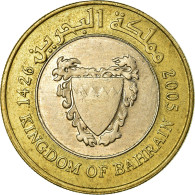 Monnaie, Bahrain, Hamed Bin Isa, 100 Fils, 2005, TTB, Bi-Metallic, KM:26 - Bahrein