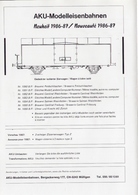 Catalogue AKU Modelleisenbahnen HO Neuheit 1986/87 - En Allemand et En Français - Français