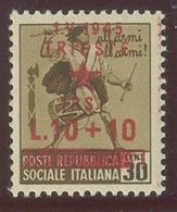 ITALIA - OCC. JUGOSLAVA DI TRIESTE SASS. 10c NUOVO - Joegoslavische Bez.: Trieste