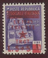 ITALIA - OCC. JUGOSLAVA DI TRIESTE SASS. 9e NUOVO - Occ. Yougoslave: Trieste