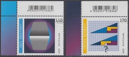 !a! GERMANY 2020 Mi. 3536-3537 MNH SET Of 2 SINGLES From Upper Left Corners - Optical Illusions - Ungebraucht