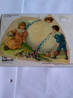 Decoupis Oblaten Victorian Scraps Early 1890 German  Original Backing Paper Giant 9*13 Cmt - Easter