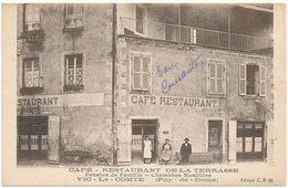 VIC LE COMTE - Café Restaurant De La Terrasse - Vic Le Comte