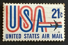Airmail, #C81 21c, USA And Jet, United States Of America, USA, Used - 2b. 1941-1960 Neufs