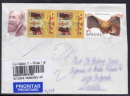 Romania Modern Registered Cover To Serbia - Cartas & Documentos