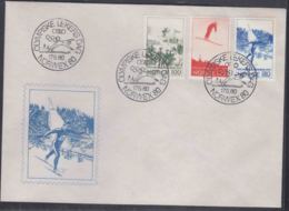 Norway 1979 Winter Sport 1980 Mi#790-792 On Nice Commemorative Cover - Lettres & Documents