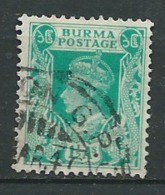 Birmanie   - Yvert N°  23 Oblitéré  -   Aab 28210 - Birmania (...-1947)