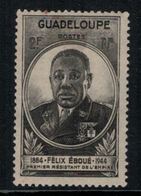 France // Guadeloupe // 1945 // Gouverneur Eboué Timbre MH* No.176 Y&T - Neufs