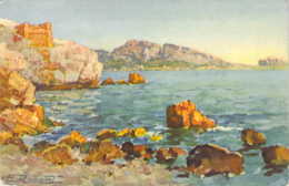 Paysage De La Cote Méditerranéenne Illustration De E.Robert - Robert
