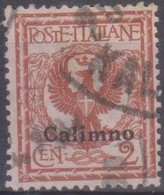 Italia Colonie Egeo Calino 1912 SaN°1 (o) Vedere Scansione - Ägäis (Calino)