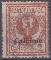 Italia Colonie Egeo Calino 1912 SaN°1 (o) Vedere Scansione - Ägäis (Calino)