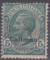 Italia Colonie Egeo Calino 1912 SaN°2 MNH/** Vedere Scansione - Ägäis (Calino)