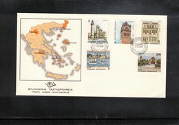 Greece 1988 Michel 1698A - 1712A (not Complett) FDC - Brieven En Documenten