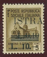 ITALIA - OCC. JUGOSLAVA DELL' ISTRIA SASS. 39bbd NUOVO - Yugoslavian Occ.: Istria