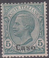 Italia Colonie Egeo Caso 1912 5c. SaN°2 MNH/** Vedere Scansione - Aegean (Caso)