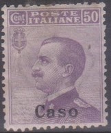 Italia Colonie Egeo Caso 1912 50c. SaN°7 MNH/** Centrato  Vedere Scansione - Aegean (Caso)