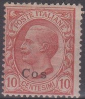 Italia Colonie Egeo Coo Cos 1912 10c. SaN°3 MNH/** Vedere Scansione - Aegean (Coo)