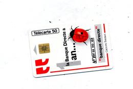 Telecarte 50 Banque Directe Coccinelle - Unclassified